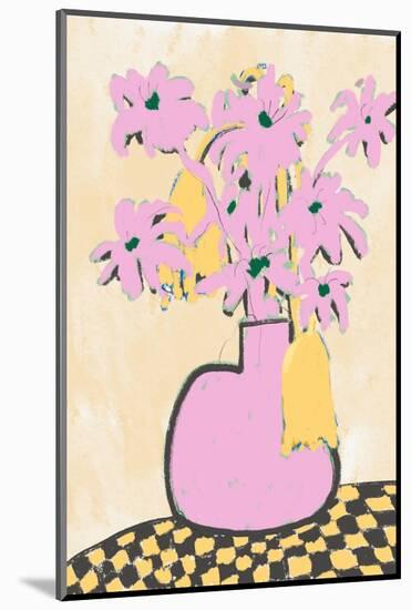 Pink Vase-Little Dean-Mounted Photographic Print