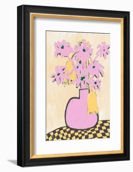 Pink Vase-Little Dean-Framed Photographic Print