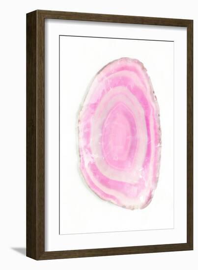 Pink Watercolor Agate III-Susan Bryant-Framed Art Print