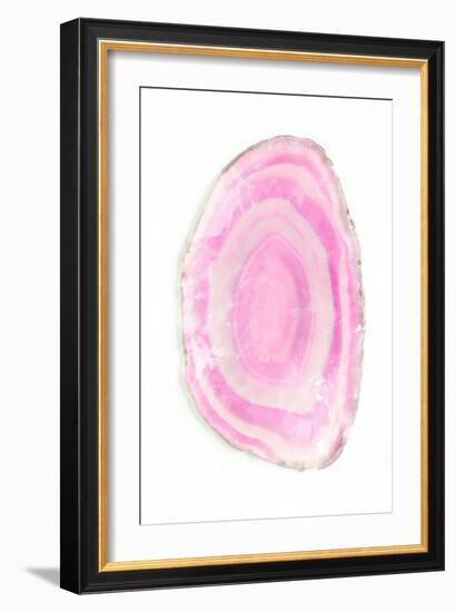 Pink Watercolor Agate III-Susan Bryant-Framed Art Print