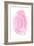 Pink Watercolor Agate III-Susan Bryant-Framed Premium Giclee Print