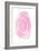 Pink Watercolor Agate III-Susan Bryant-Framed Premium Giclee Print