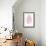 Pink Watercolor Agate III-Susan Bryant-Framed Premium Giclee Print displayed on a wall