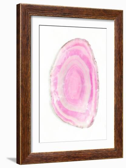 Pink Watercolor Agate III-Susan Bryant-Framed Premium Giclee Print