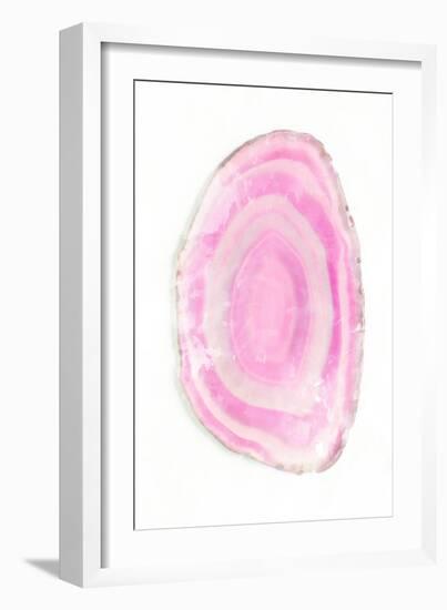 Pink Watercolor Agate III-Susan Bryant-Framed Premium Giclee Print