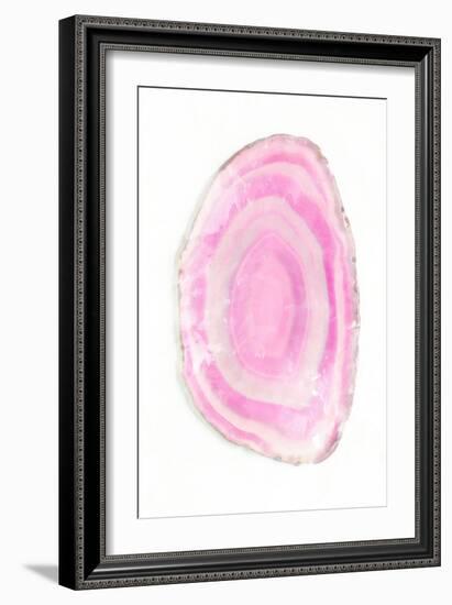 Pink Watercolor Agate III-Susan Bryant-Framed Premium Giclee Print