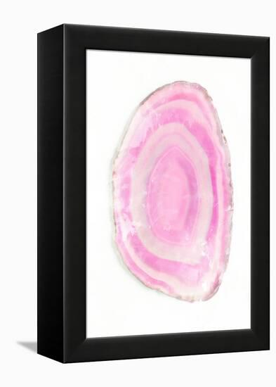 Pink Watercolor Agate III-Susan Bryant-Framed Stretched Canvas