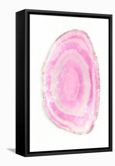 Pink Watercolor Agate III-Susan Bryant-Framed Stretched Canvas