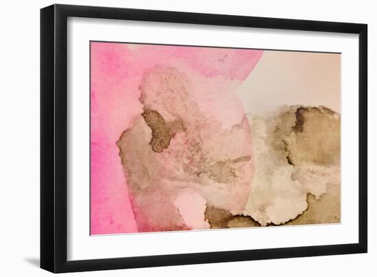 Pink Watercolor-Susan Bryant-Framed Art Print