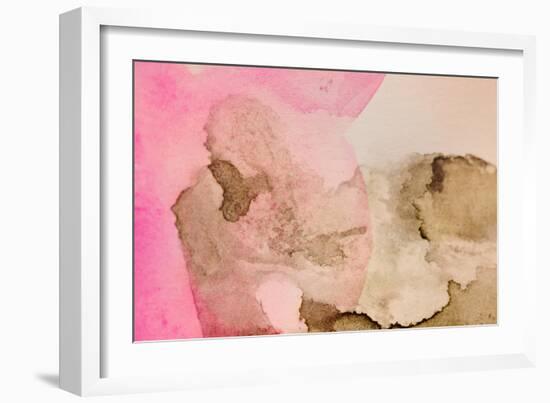 Pink Watercolor-Susan Bryant-Framed Art Print