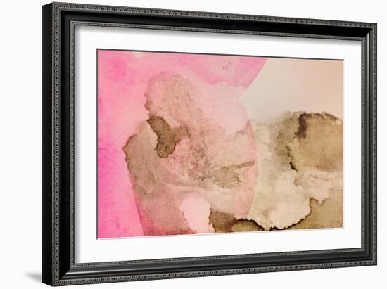 Pink Watercolor-Susan Bryant-Framed Art Print