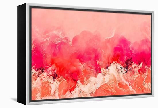Pink Wave-null-Framed Premier Image Canvas