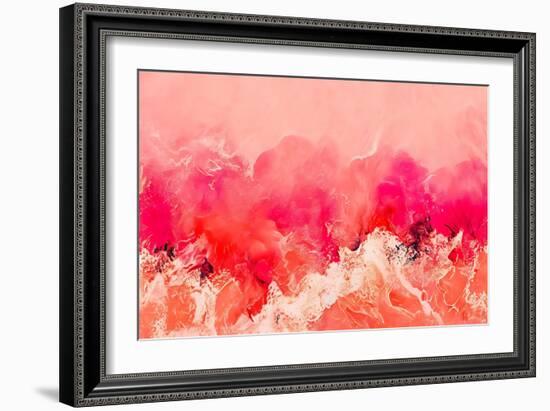 Pink Wave-null-Framed Giclee Print