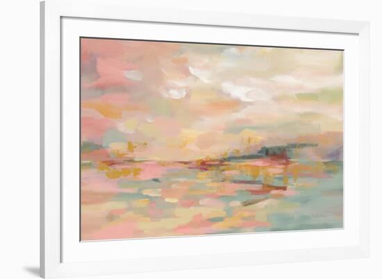 Pink Waves-Silvia Vassileva-Framed Art Print