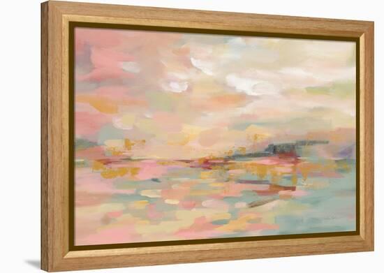 Pink Waves-Silvia Vassileva-Framed Stretched Canvas