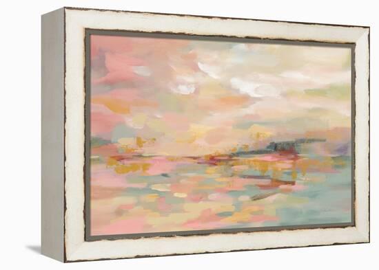 Pink Waves-Silvia Vassileva-Framed Stretched Canvas