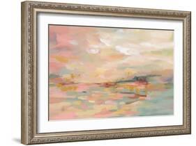 Pink Waves-Silvia Vassileva-Framed Art Print