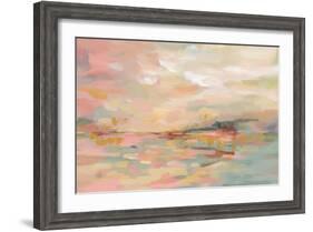Pink Waves-Silvia Vassileva-Framed Art Print