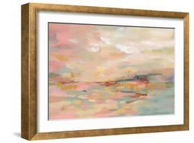 Pink Waves-Silvia Vassileva-Framed Art Print