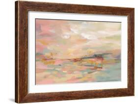 Pink Waves-Silvia Vassileva-Framed Art Print