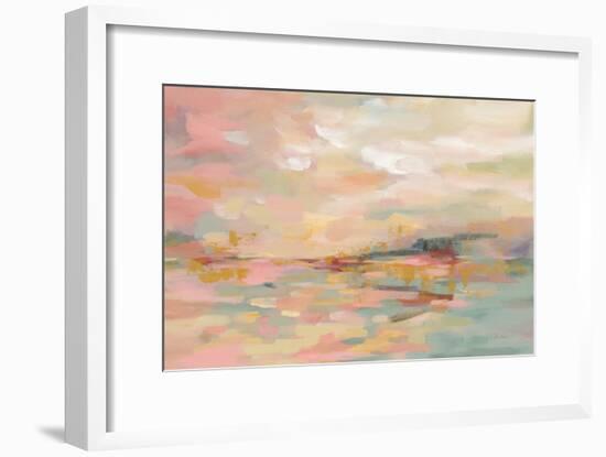 Pink Waves-Silvia Vassileva-Framed Art Print