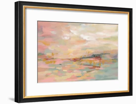 Pink Waves-Silvia Vassileva-Framed Art Print