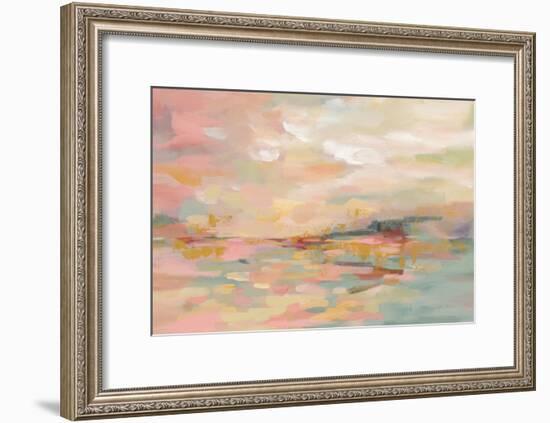 Pink Waves-Silvia Vassileva-Framed Art Print