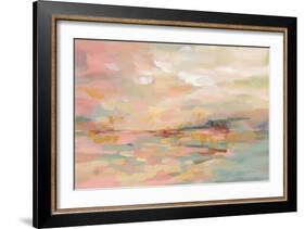 Pink Waves-Silvia Vassileva-Framed Art Print