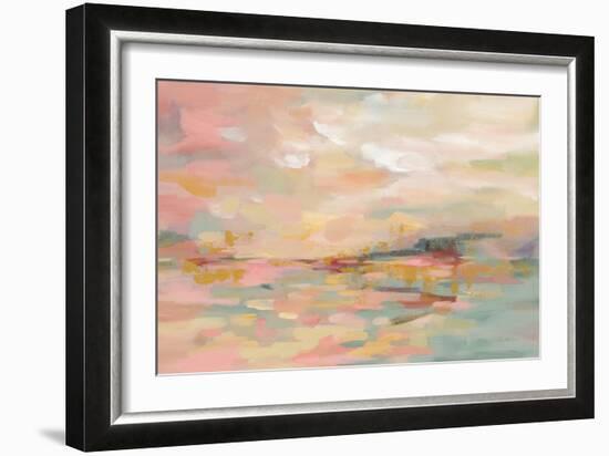 Pink Waves-Silvia Vassileva-Framed Art Print