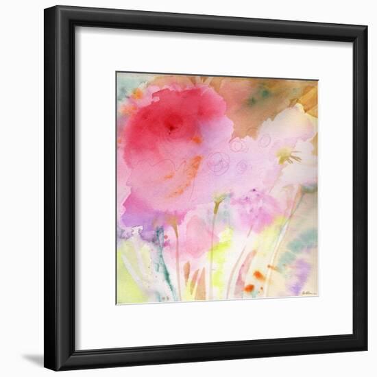 Pink Whisper-Sheila Golden-Framed Art Print