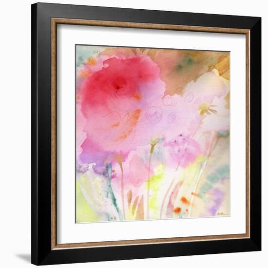 Pink Whisper-Sheila Golden-Framed Art Print