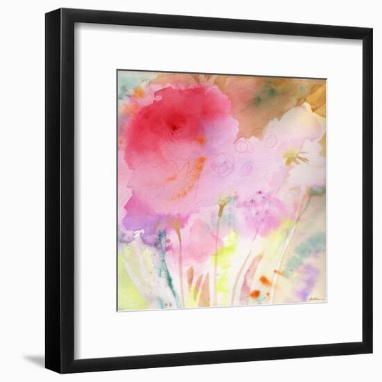 Pink Whisper-Sheila Golden-Framed Art Print