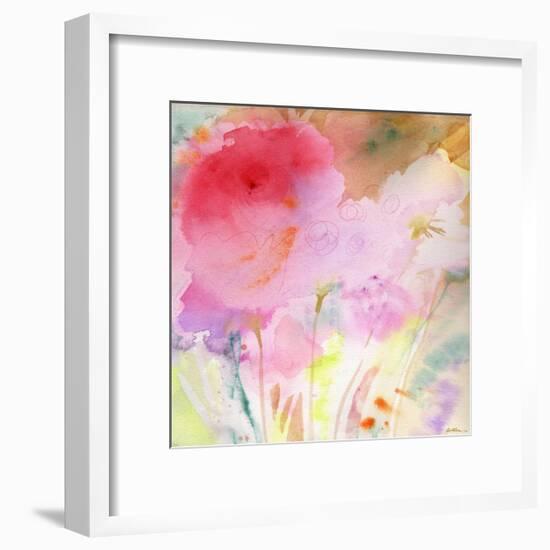 Pink Whisper-Sheila Golden-Framed Art Print