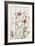 Pink Wild Flowers II-Asia Jensen-Framed Art Print