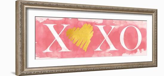 Pink XOXO-N. Harbick-Framed Photographic Print