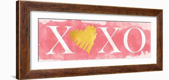 Pink XOXO-N. Harbick-Framed Photographic Print