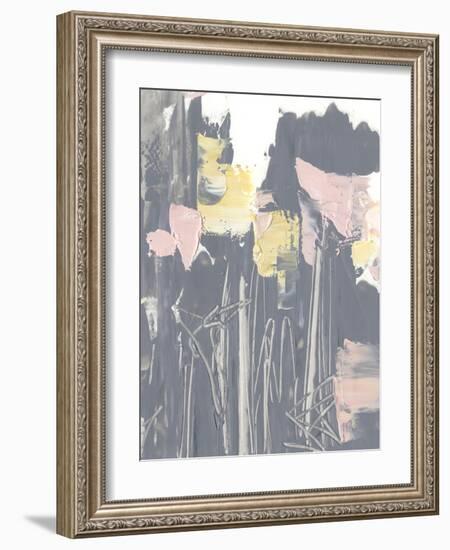 Pink & Yellow Flowers I-Ethan Harper-Framed Art Print