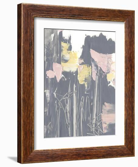 Pink & Yellow Flowers I-Ethan Harper-Framed Art Print