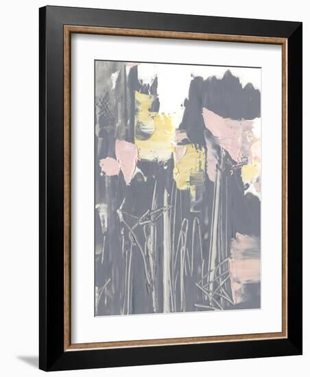 Pink & Yellow Flowers I-Ethan Harper-Framed Art Print