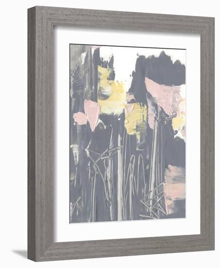 Pink & Yellow Flowers I-Ethan Harper-Framed Art Print