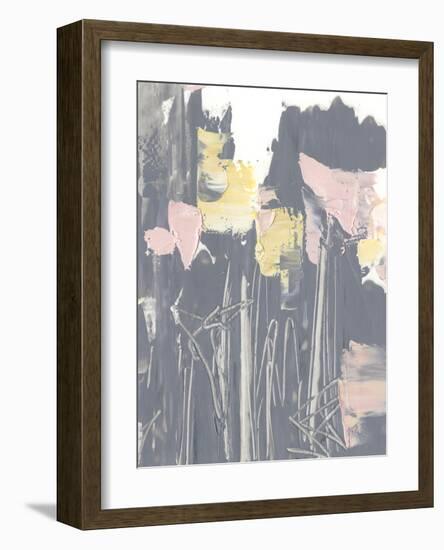 Pink & Yellow Flowers I-Ethan Harper-Framed Art Print