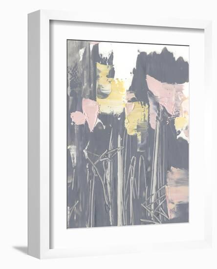 Pink & Yellow Flowers I-Ethan Harper-Framed Art Print