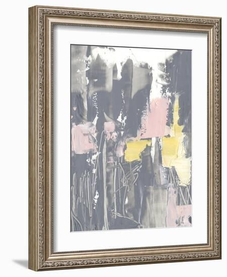 Pink & Yellow Flowers II-Ethan Harper-Framed Art Print