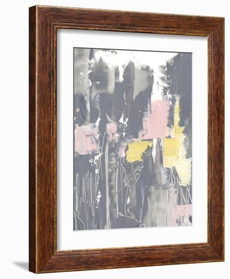 Pink & Yellow Flowers II-Ethan Harper-Framed Art Print