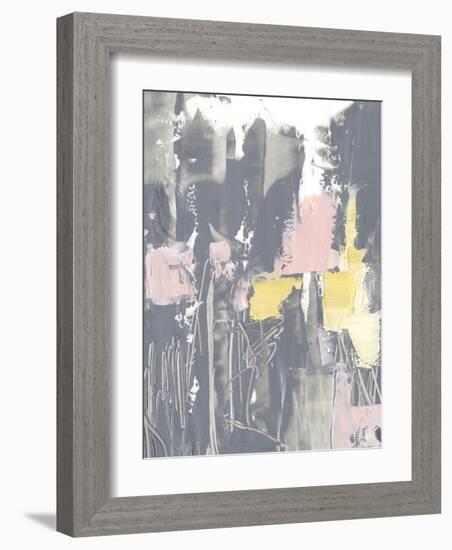 Pink & Yellow Flowers II-Ethan Harper-Framed Art Print