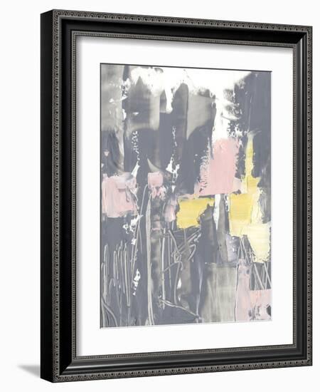 Pink & Yellow Flowers II-Ethan Harper-Framed Art Print