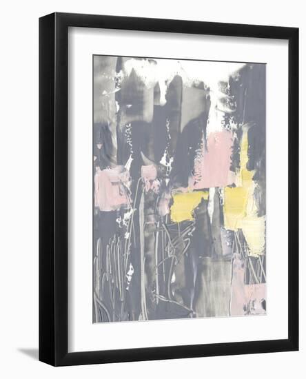 Pink & Yellow Flowers II-Ethan Harper-Framed Art Print
