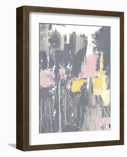 Pink & Yellow Flowers II-Ethan Harper-Framed Art Print