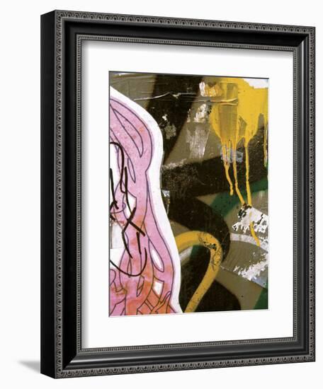 Pink Yellow Tag 2-Jenny Kraft-Framed Art Print