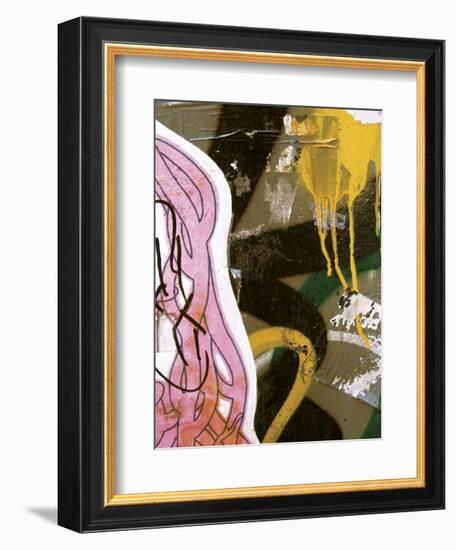 Pink Yellow Tag 2-Jenny Kraft-Framed Art Print